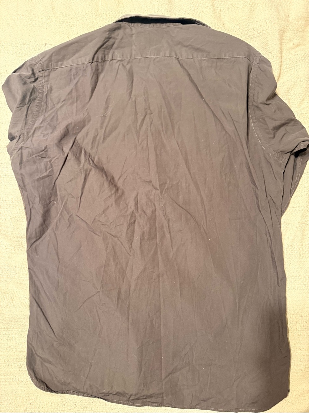 Vintage Burberry London Dress Shirt Brown Long Sleeve Made in UK 100% Cotton - Picture 4 of 4